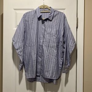 Everlane Oversized Silky Cotton Shirt